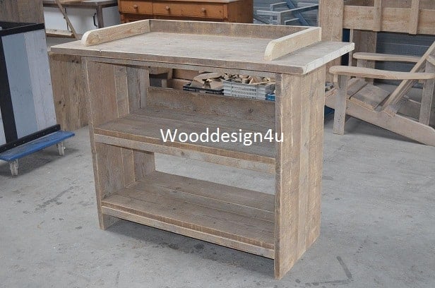 Beste oppottafel van steigerhout: Wooddesign4u