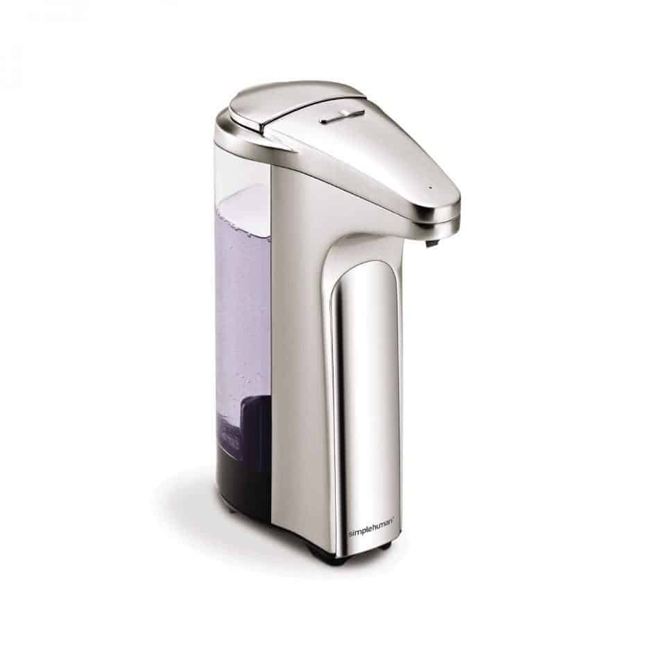 Simplehuman-zeepdispenser-Sensor-237-ml-zilverkleurig-